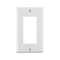 Eaton Wiring Devices Leviton Decora White 1 gang Thermoset Plastic Decorator Wall Plate 10 pk 80401-WMP - alternate 3